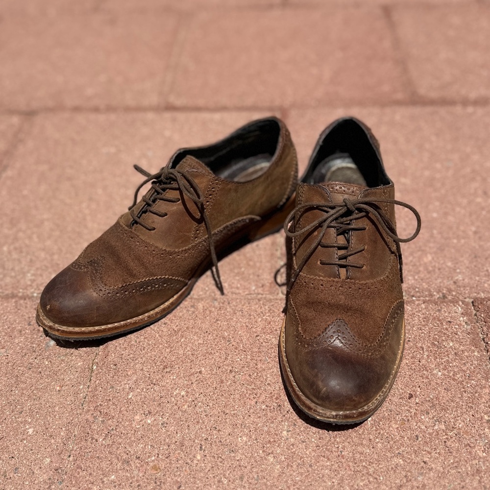 Leather Oxford Women’s Shoes